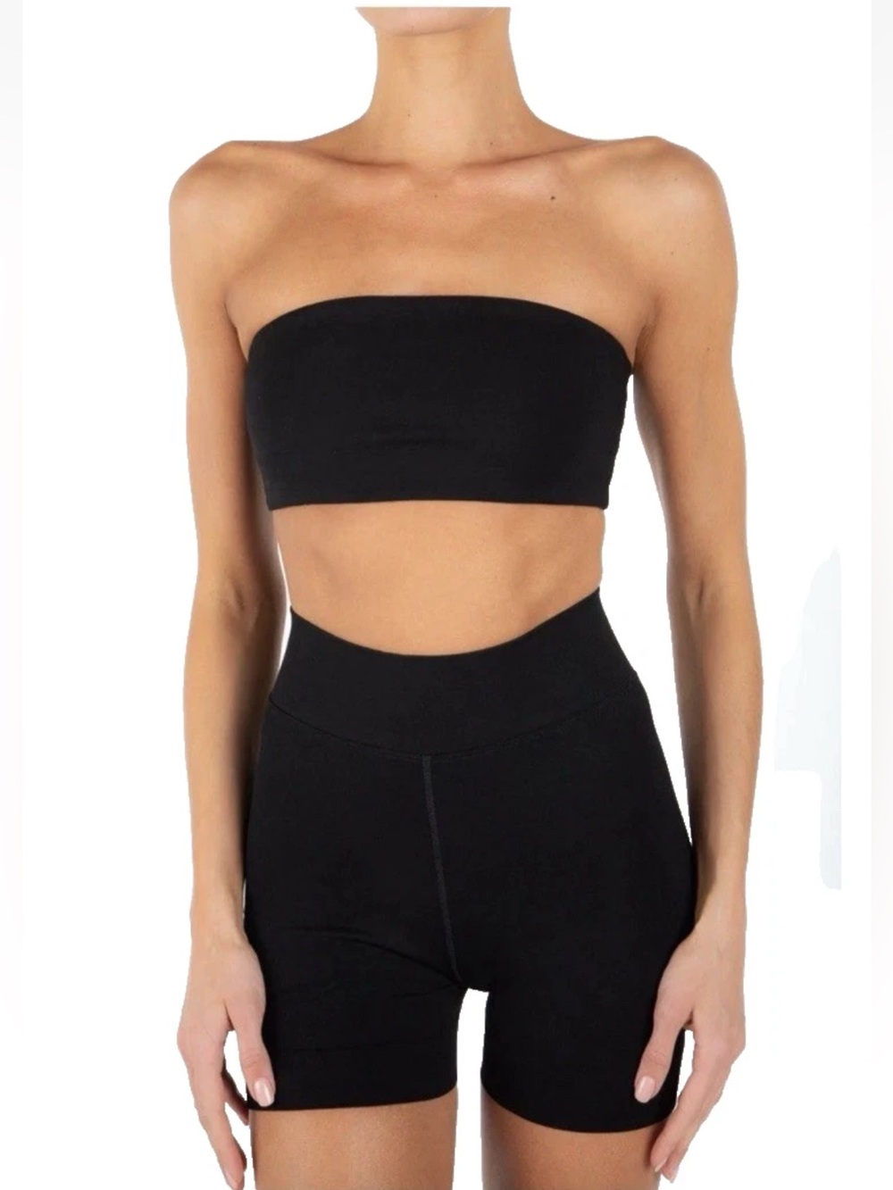 Eterne Bandeau bra top strapless black size XS New With Tags
